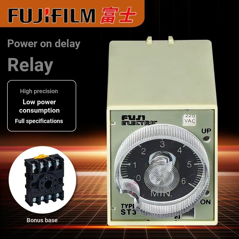 ST3P Fuji Time Rơle nhỏ trung gian JSZ3A-AA-B A-C Độ trễ bật nguồn 10 giây