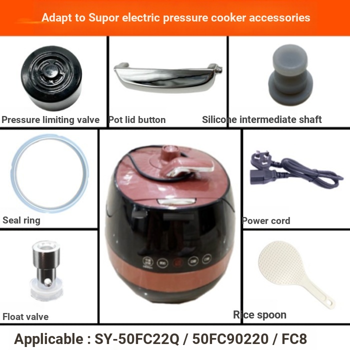 Thích hợp cho Poer Phụ kiện nồi áp suất điện SY-50FC22Q Công tắc nắp trên 9022Q Vòng niêm phong van 
