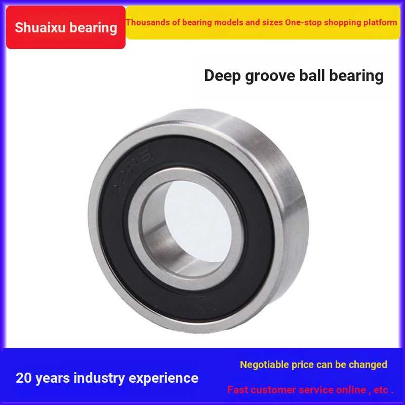 Vòng bi Mini 6206 6207 6208 RS ZZ Động cơ Máy bơm nước Xe tải Bóng lăn Rãnh sâu Bóng