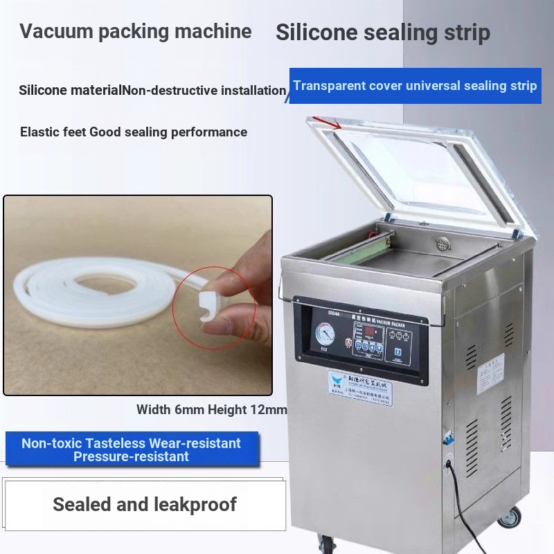 Máy Niêm Phong Dải Cao Su Niêm Phong Máy Bao Phụ Kiện Đa Năng DZ400 / 500 / 600 Silicone Niêm Phong 