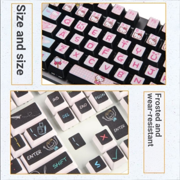 Thích hợp cho Logitech G610 G810 Bàn Phím Miếng Dán Chìa Khóa Máy Tính Để Bàn Anime Bàn Phím Cơ Sáng