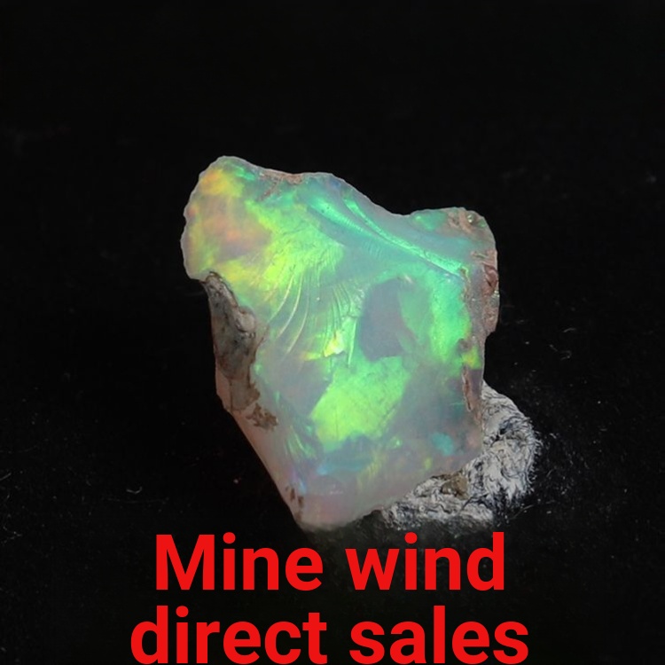 Opal Tự Nhiên Đá Thô Quặng Opal Đá Thô Nhẫn Vải Màu Sắc Cao Màu Lửa Tốt Mảnh Đá Thô Có Màu Sắc-25131