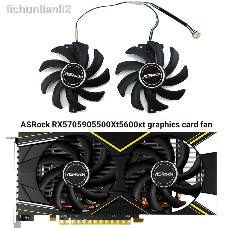 = ASRock ASRock ASRock RX 570 590 5500xt 5600xt Quạt làm mát Card đồ họa PVA080E12R