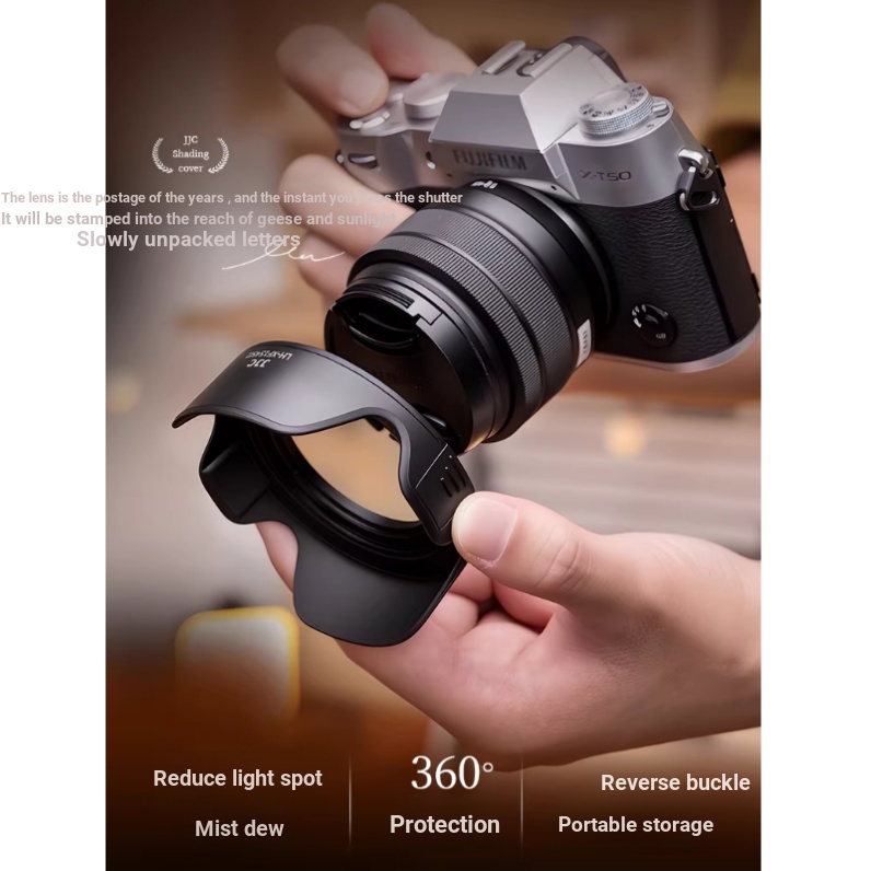 [LinLinShop] Thích hợp cho Fuji XC 15-45mm / XF 18mm Lens Hood XT30III XT50 XS20 XT100 XT30II XA7 XT
