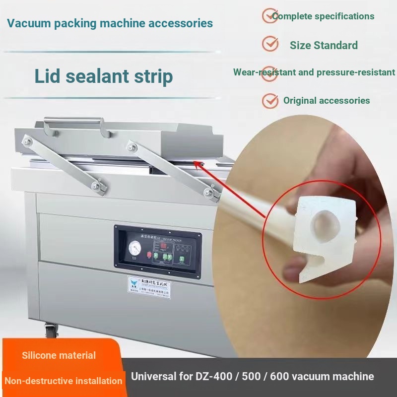 Máy Niêm Phong Dải Cao Su Niêm Phong Máy Bao Phụ Kiện Đa Năng DZ400 / 500 / 600 Silicone Niêm Phong 