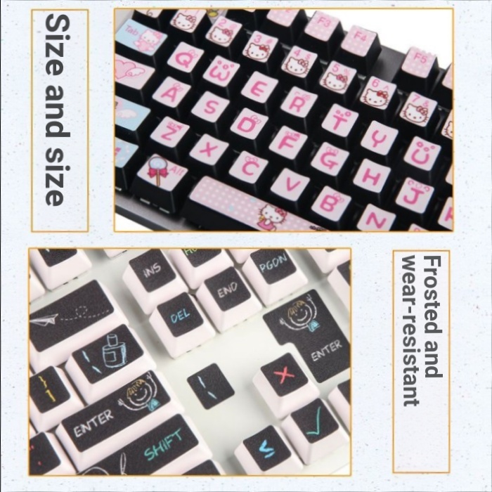 Thích hợp cho Logitech G610 G810 Bàn Phím Miếng Dán Chìa Khóa Máy Tính Để Bàn Anime Phim Bàn Phím Cơ