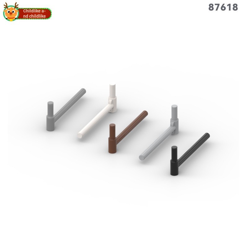 Tương thích với Lego 87618 Thanh tròn 1x5 có tay cầm Các bộ phận chất lượng cao Đồ chơi MOC Đồ chơi 