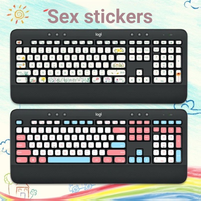 Thích hợp cho Logitech MK540 MK545 Máy Tính Để Bàn Phím Miếng Dán Phim Chữ Miếng Dán Nút