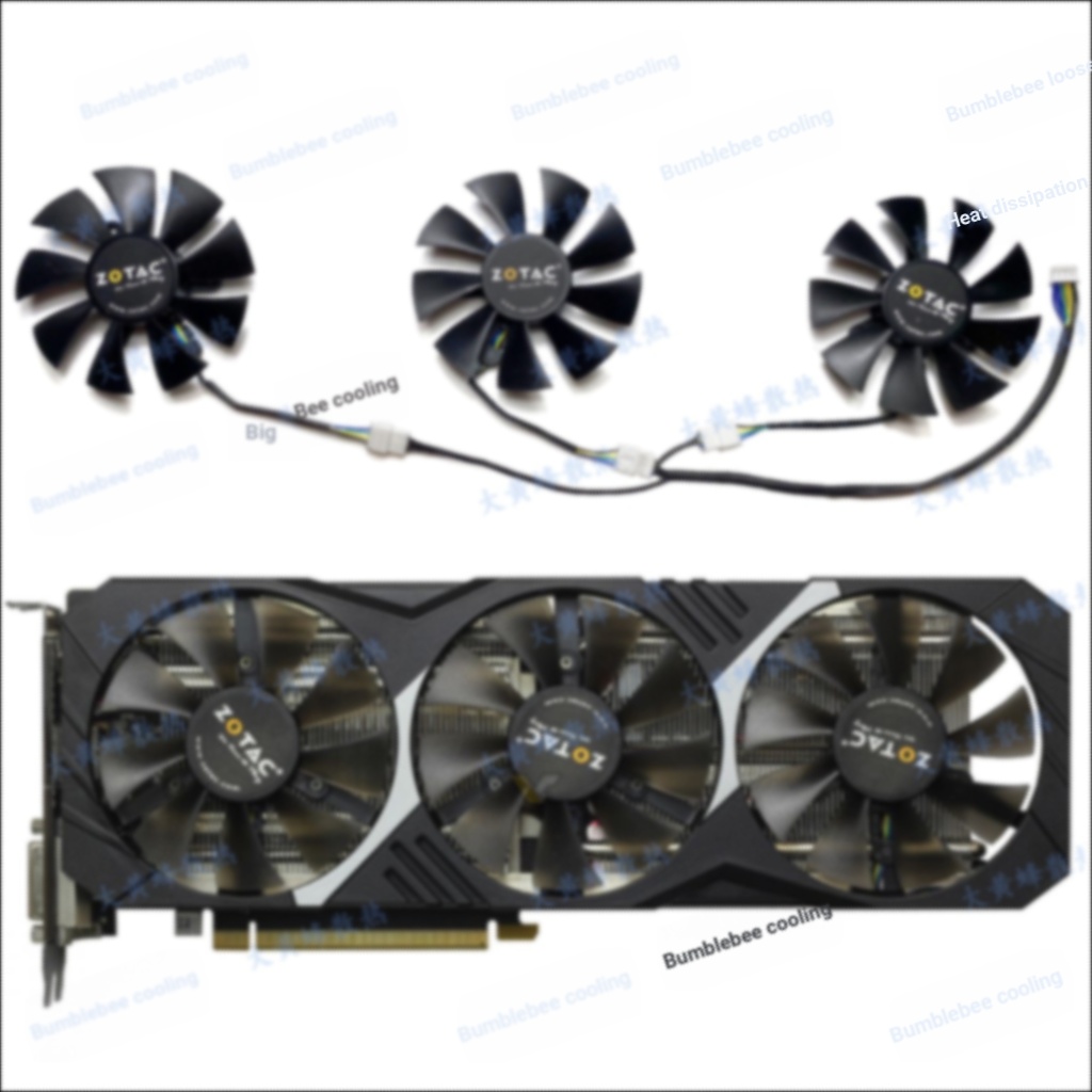 Quạt làm mát Card đồ họa ZOTAC / ZOTAC GTX1060 970 Destroyer / Thunderbolt