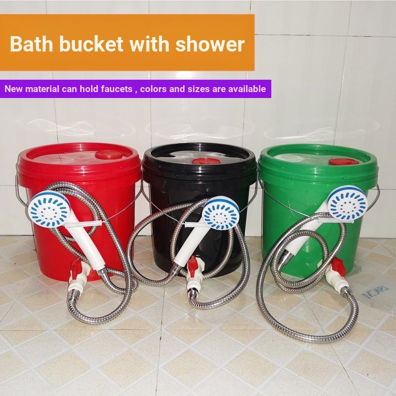 10 Lít 20 Lít 25 Lít Có Vòi Hoa Sen Xô Tắm Xô Xô Xô Xô Nước Cấp Thực Phẩm Xô Nhựa Nâng Xô IYPO