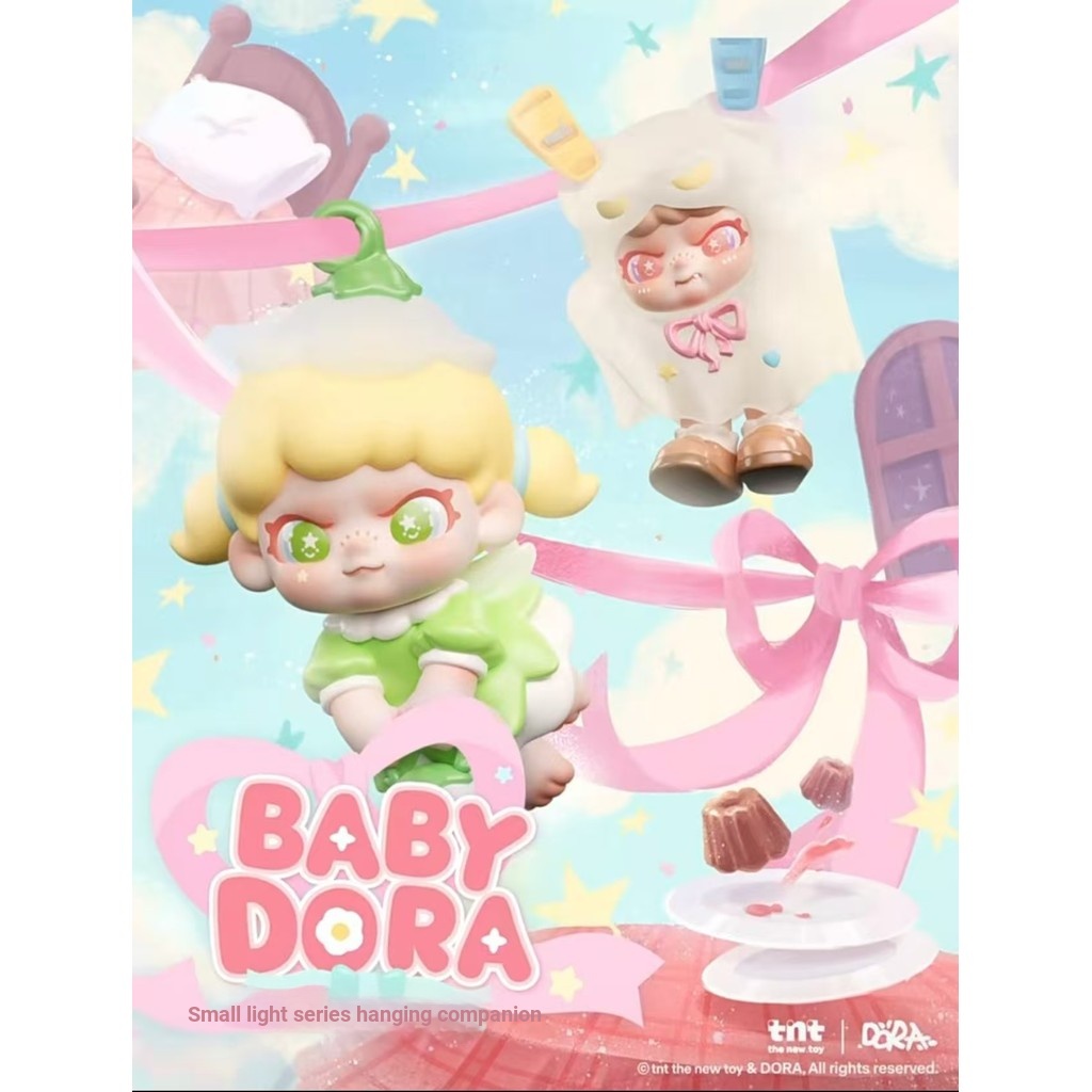 TNT SPACE DORA Mặt dây chuyền Little Time Series Búp bê dễ thương