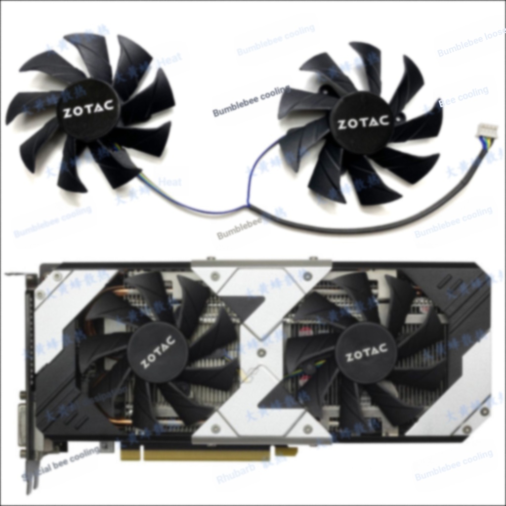 ZOTAC / ZOTAC GTX1060 960 Galaxy Thunderbolt Phiên bản Card đồ họa Quạt làm mát