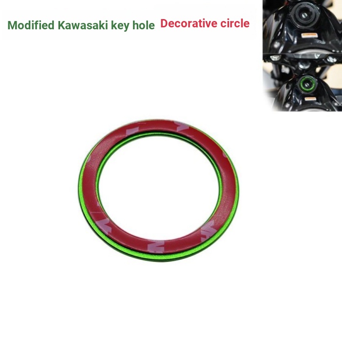 Thích hợp cho Kawasaki Z1000SX Z1000 Phụ kiện sửa đổi Xe máy Z1000SX Keyhole Fire Ring Vỏ trang trí