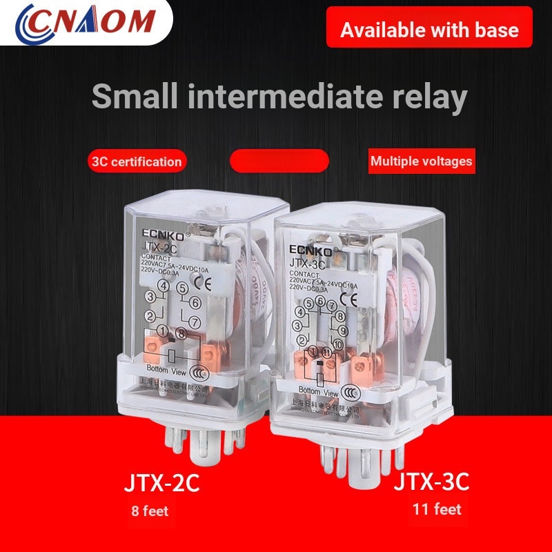 JQX-10F, JTX-2C, JTX-3C Rơle điện từ đa năng nhỏ 220V 24V 12V, v.v.