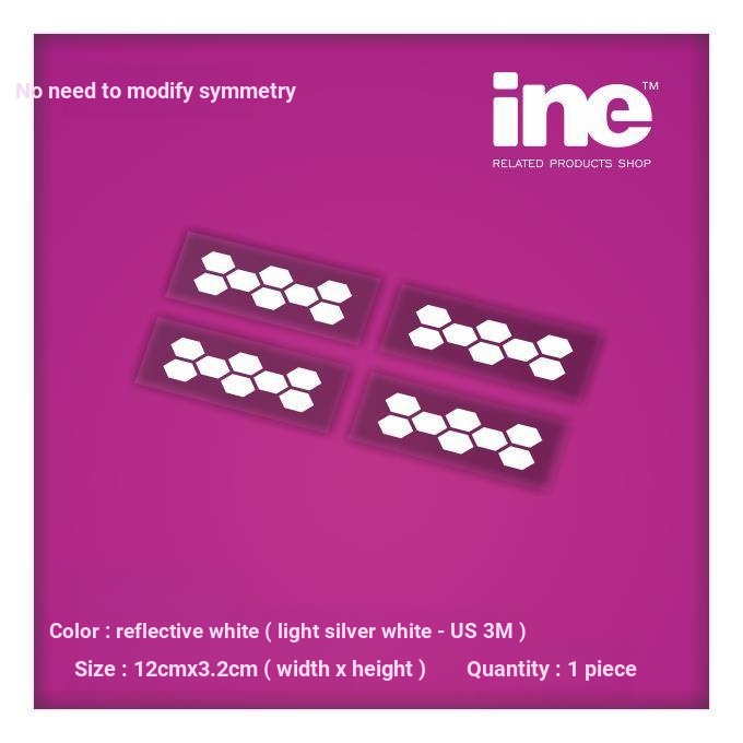 GUNDAM / GUNDAM / Nhãn dán cảnh báo Nhãn dán cảnh báo phản quang Nhãn dán xe hơi Nhãn dán mũ bảo hiể