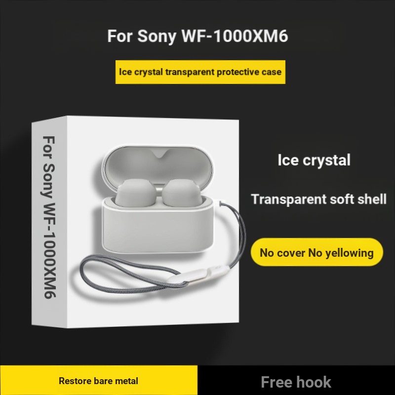 Thích hợp cho Sony Sony Sony WF1000XM6 Vỏ bảo vệ tai nghe Sony xm6 Vỏ bảo vệ tai nghe Bean khử tiếng