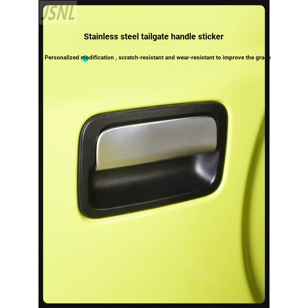 Suzuki Thích Hợp Cho Suzuki Jimny Thép Không Gỉ Đuôi Tay Cầm Miếng Dán JIMNY Ngoại Thất Sửa Đổi Phụ 