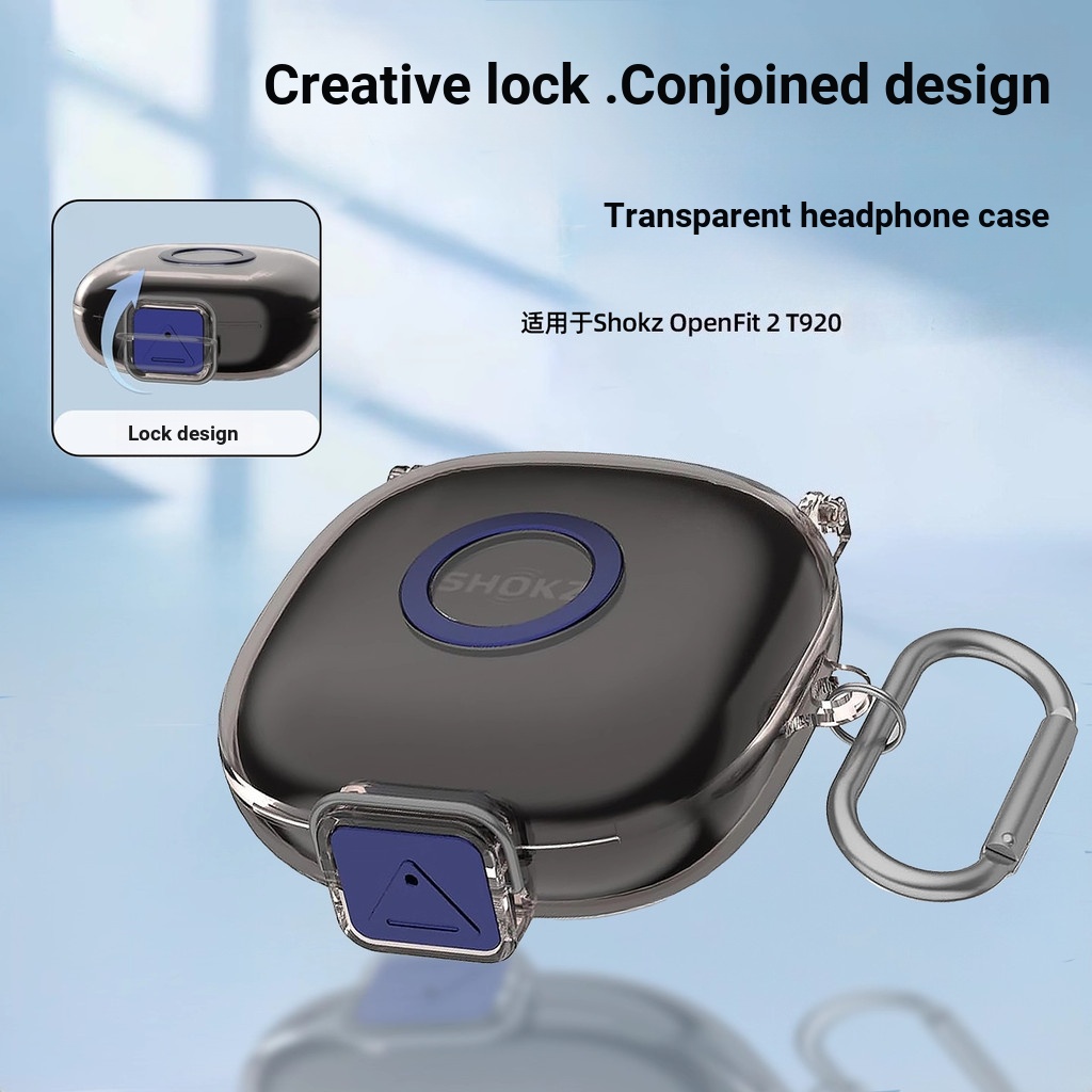 Thích hợp cho Shokz Shaoyin Cuộn dây thoải mái OpenFit 2 T920 Vỏ tai nghe trong suốt dính liền SHOKZ