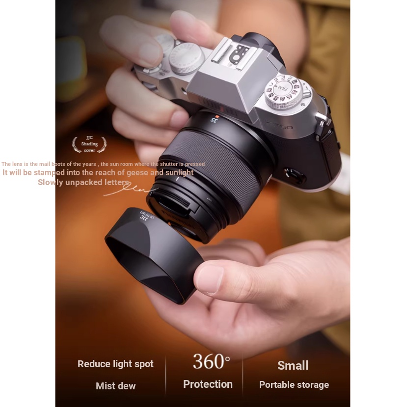 [LinLinShop] Thích hợp cho ống kính Fuji XC 35mm F2 Hood XF 23mm / 35mm F2 R WR XT30III XH2S XT5 XS2
