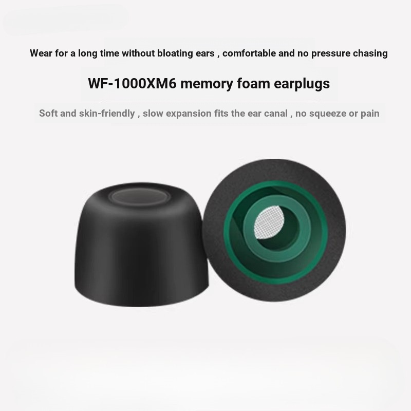 Thích hợp cho Sony / Sony WF-1000XM6 In-Ear Memory Foam Earbuds Ear Caps Cách âm Khử tiếng ồn Vỏ tai
