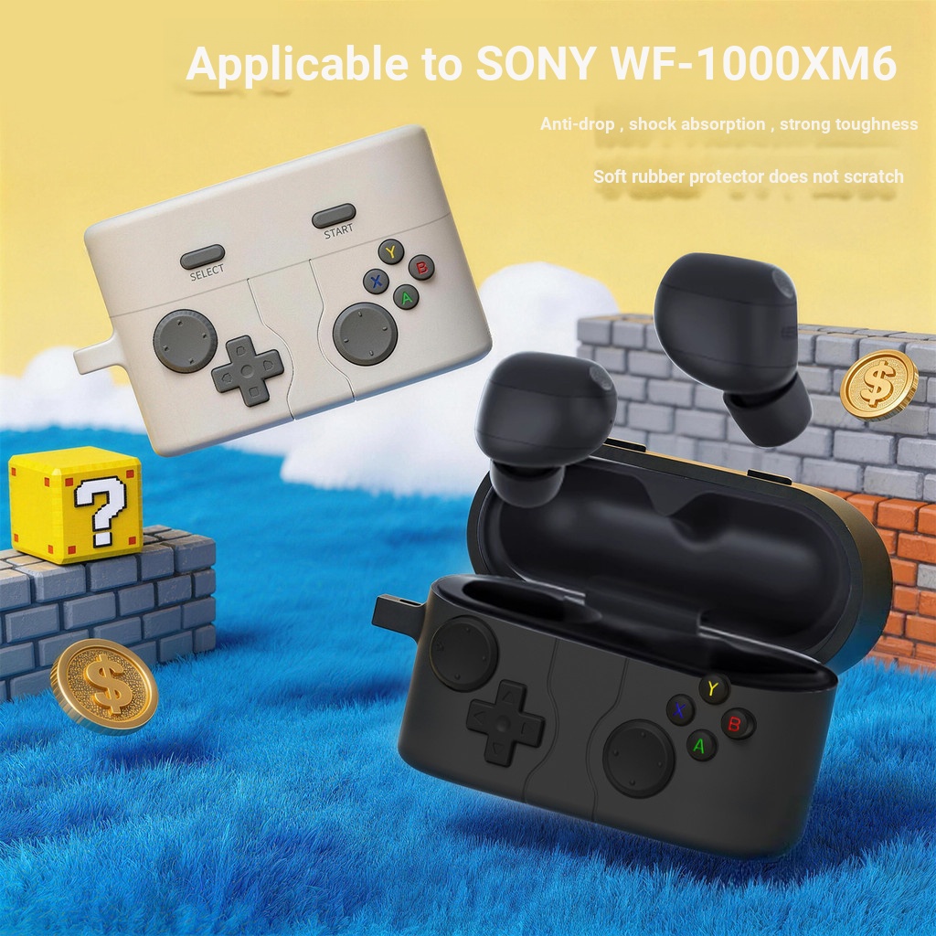 Thích hợp cho SONY SONY WF-1000XM6 Vỏ bảo vệ silicon lỏng Máy chơi Game SonyWF-1000XM6 Vỏ tai nghe B