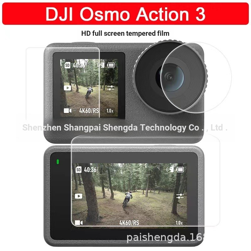 Phim cường lực DJI DJI Action3 Osmo Action3 Phim máy ảnh hành động Osmo Action3 Thế hệ thứ ba