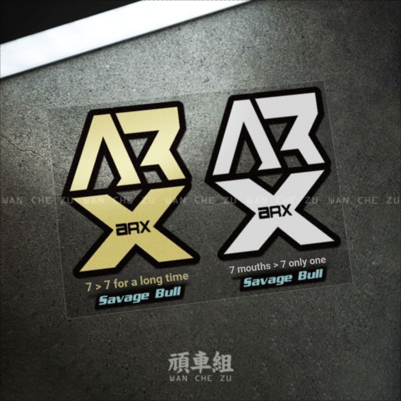 Thích hợp cho ARX Savage bull Savage bull Giảm xóc Miếng dán giảm xóc xe máy Decal trang trí OLGN