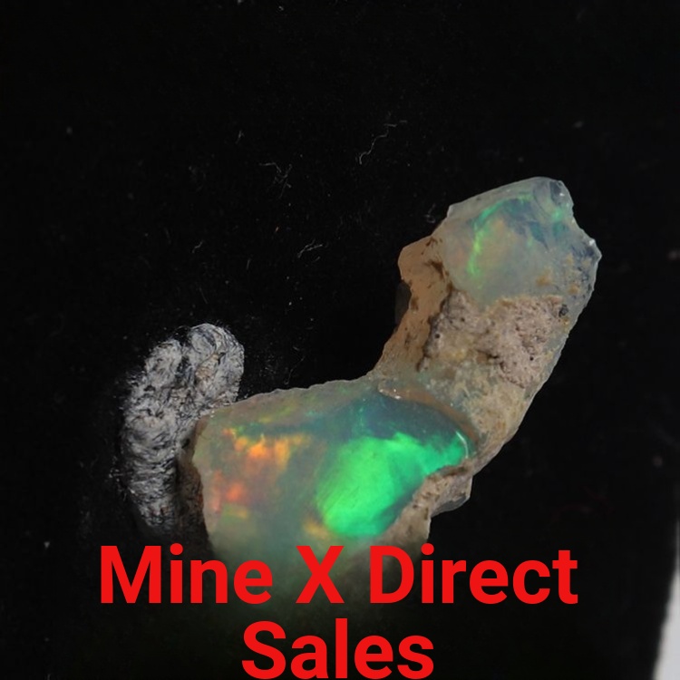 Opal Tự Nhiên Đá Thô Quặng Opal Đá Thô Nhẫn Vải Màu Sắc Cao Màu Lửa Tốt Mảnh Đá Thô Có Màu Sắc-25136