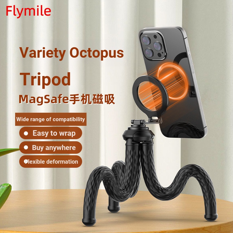Thích hợp cho DJI Pocket 3 / Action 5 Octopus Tripod Điện thoại di động Magsafe Phụ kiện khung từ tí