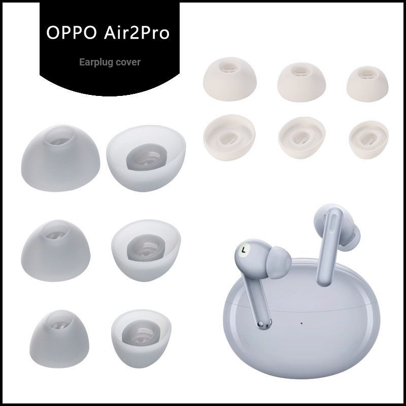 Thích hợp cho OPPO Enco Air2 Pro Ear Cap Vỏ tai nghe Bluetooth ETE21 Earbuds ETE22 Silicone Soft Plu