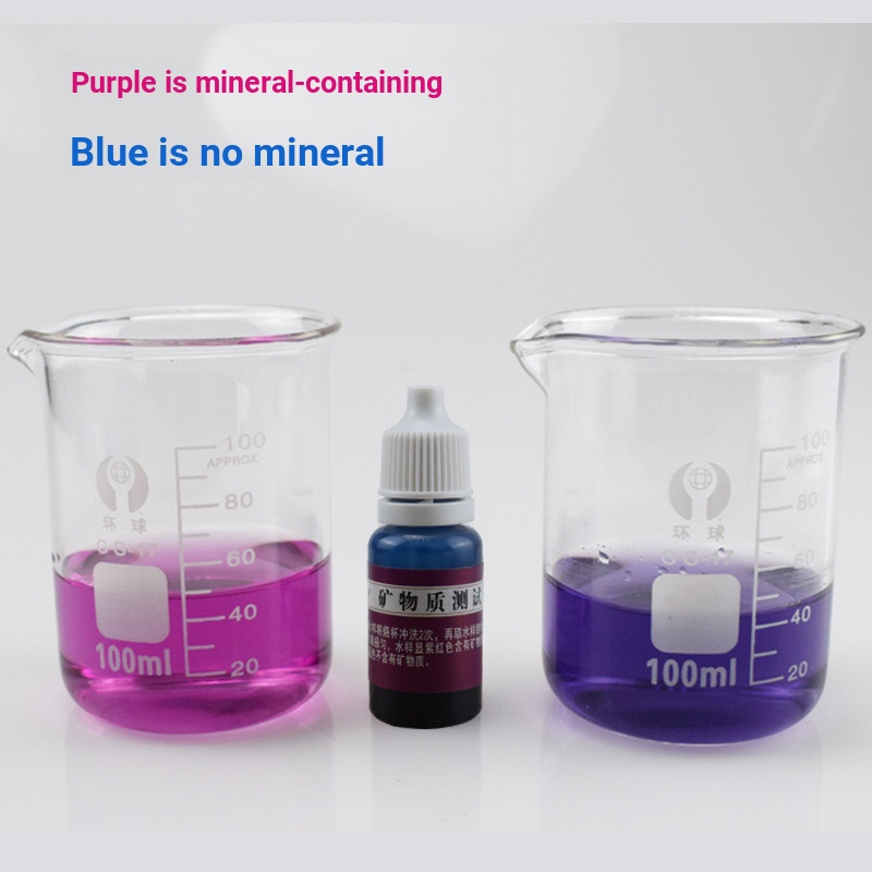 Thuốc thử khoáng Máy lọc nước Ion nước Phát hiện trình diễn Chất kiểm tra chất lỏng thử nghiệm ion k