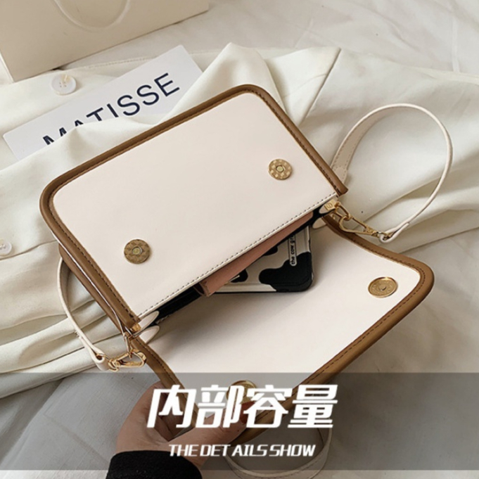 JM97-Túi Đeo Chéo Hình Vuông Nhỏ Thời Trang Mùa Hè Năm Mới Túi xách nữ đeo chéo dáng đẹp đang được các bạn trẻ ưa chuộng hiện nay tại túi nữ giá rẻ Túi đeo chéo  có tay cầm viền màu,Túi Xách Nữ Có Quan Đeo Vai Kiểu Dánh Sang Trọng