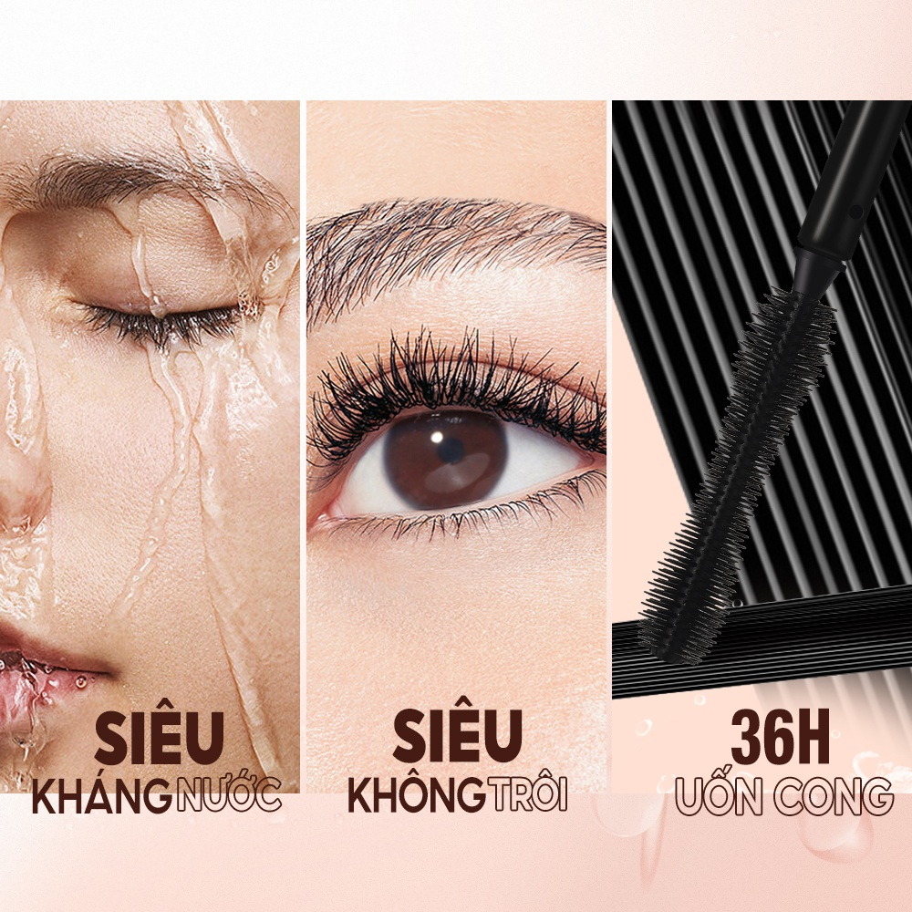 Set Mascara O.TWO.O Chống Nước Lâu Phai Cho Hàng Mi Dày Và Cong Vút