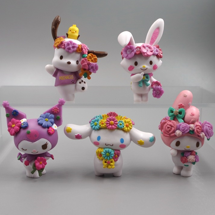 Mô Hình Đồ Chơi Cún Melody Sanrio Dễ Thương Dùng Trang Trí Tiểu Cảnh DIY