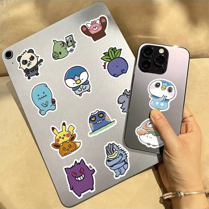 Pokemon Stickers Miếng Dán Hình Pokemon Chống Thấm Nước Dễ Thương Vui Nhộn Trang Trí Laptop / Điện Thoại