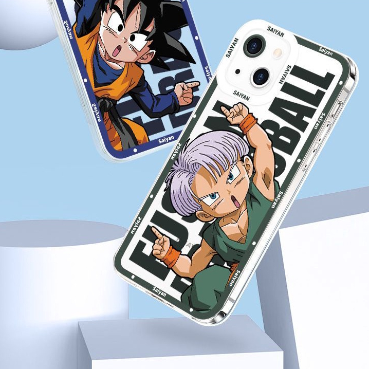 Ốp Điện Thoại Họa Tiết Hoạt Hình Dragon Ball Cho iPhone 14 Pro Max 13 12 Mini 11 XS XR X 8 7 Plus 6S 6 SE