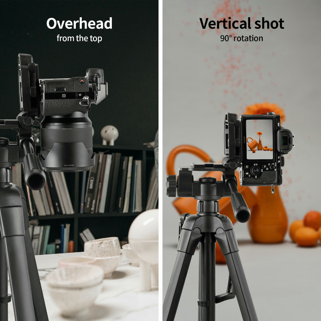 Giá Đỡ Ba Chân Cỡ Lớn 67in Bằng Nhôm Chuyên Nghiệp Cho Máy Ảnh DSLR