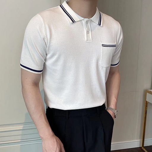 Áo Polo Nam cổ bẻ MEIMCHEthun basic cộc tay vải cá sấu cotton phong cách trẻ trung chuẩn form nhiều màu