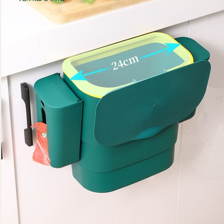 Thùng Rác Treo Tường Cỡ Lớn Có Nắp Đậy Tiện Dụng Boron069