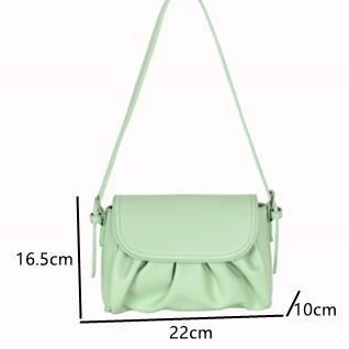 Túi Xách Đeo Vai / Kẹp Nách Hình Đám Mây Chất Liệu Sáp Mềm Mại Thời Trang Dành Cho Nữ