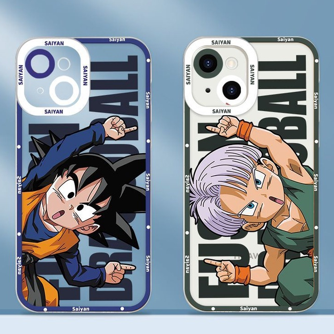 Ốp Điện Thoại Họa Tiết Hoạt Hình Dragon Ball Cho iPhone 14 Pro Max 13 12 Mini 11 XS XR X 8 7 Plus 6S 6 SE