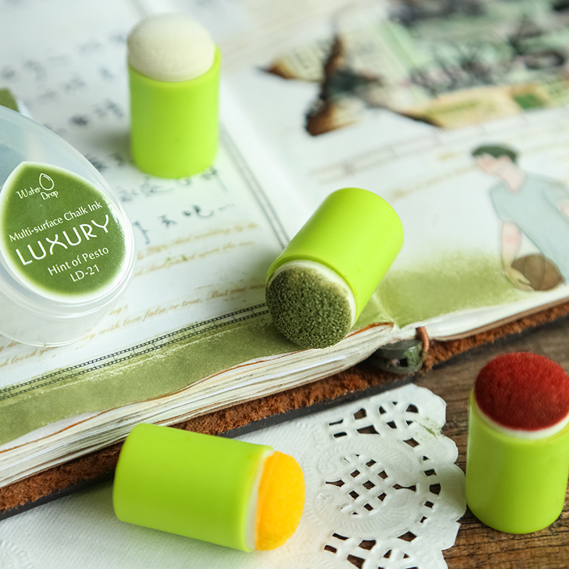 Đệm Mực In Ngón Tay DIY Bằng Xốp Trang Trí Đa Ứng Dụng