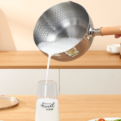 Nồi Nấu Ăn Chống Dính Bằng Thép Không Gỉ 20cm Phong Cách Nhật Bản