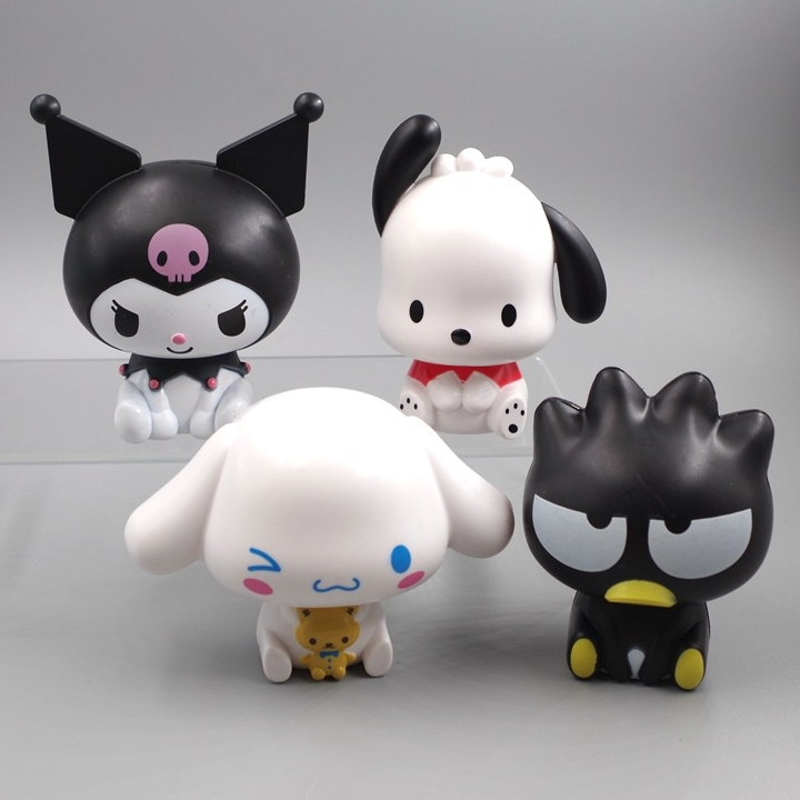 Chú Chó Pacha Đầu To Kuromi Sanrio Đáng Yêu Trang Trí Tiểu Cảnh DIY
