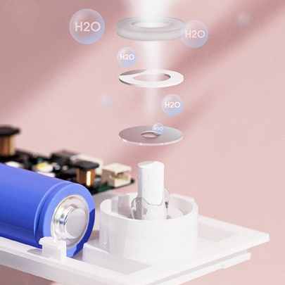 MÁY PHUN SƯƠNG TẠO ẨM KIÊM ĐÈN NGỦ ĐỂ BÀN TRANG TRÍ Hình Hoạt Hình Đáng Yêu Mokapick