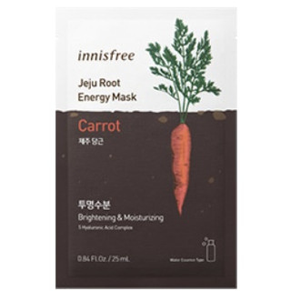 INNISFREE Mặt Nạ Jeju Root Energy Mask 25ml (Kohlrabi / Carrot)
