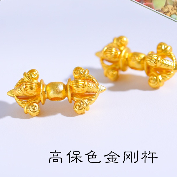 Cát Vàng Không Mối Hàn Cao Cấp Không Mối Hàn Phụ Kiện Vòng Cổ / Vòng Tay / Vòng Tay Bảo Quản Màu Vàng Cát Không Gây Dị Ứng diy Không Gây Dị Ứng Phong Cách Trung Hoa Cổ Điển Vòng Tay Dây Thừng Đính Hạt Đỏ Thiết Kế Dễ Thương