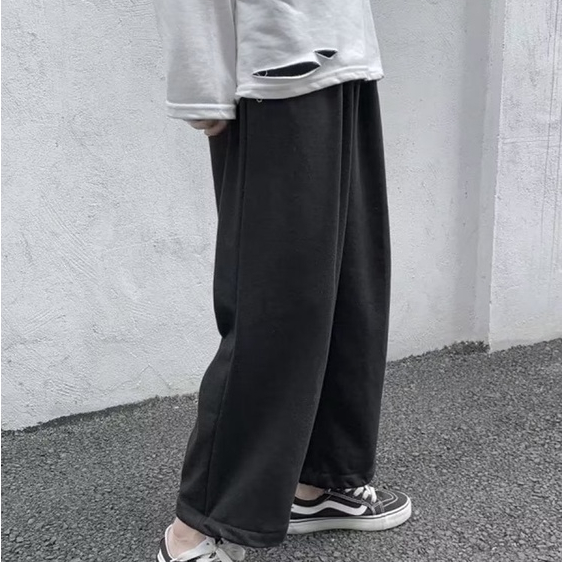 Quần Nỉ Màu Sắc Đơn Giản Dễ Phối Đồ Thời Trang Unisex Size S-3XL