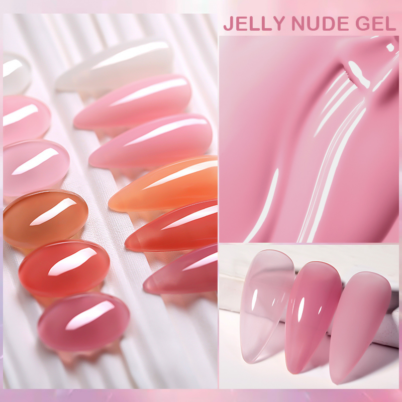 Gel Sơn Móng Tay Dạng Thạch Pha Lê Màu Hổ Phách Bán Vĩnh Viễn Thương Hiệu BORN PRETTY