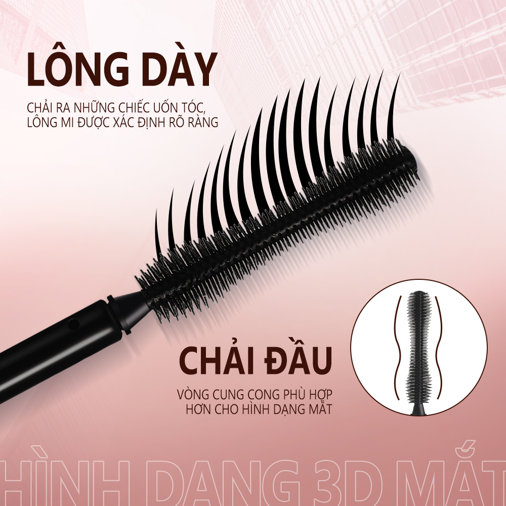 O.TWO.O Mascara  chống nước chống nhòe lâu phai 36h cho hàng mi dày dài và cong vút 90g